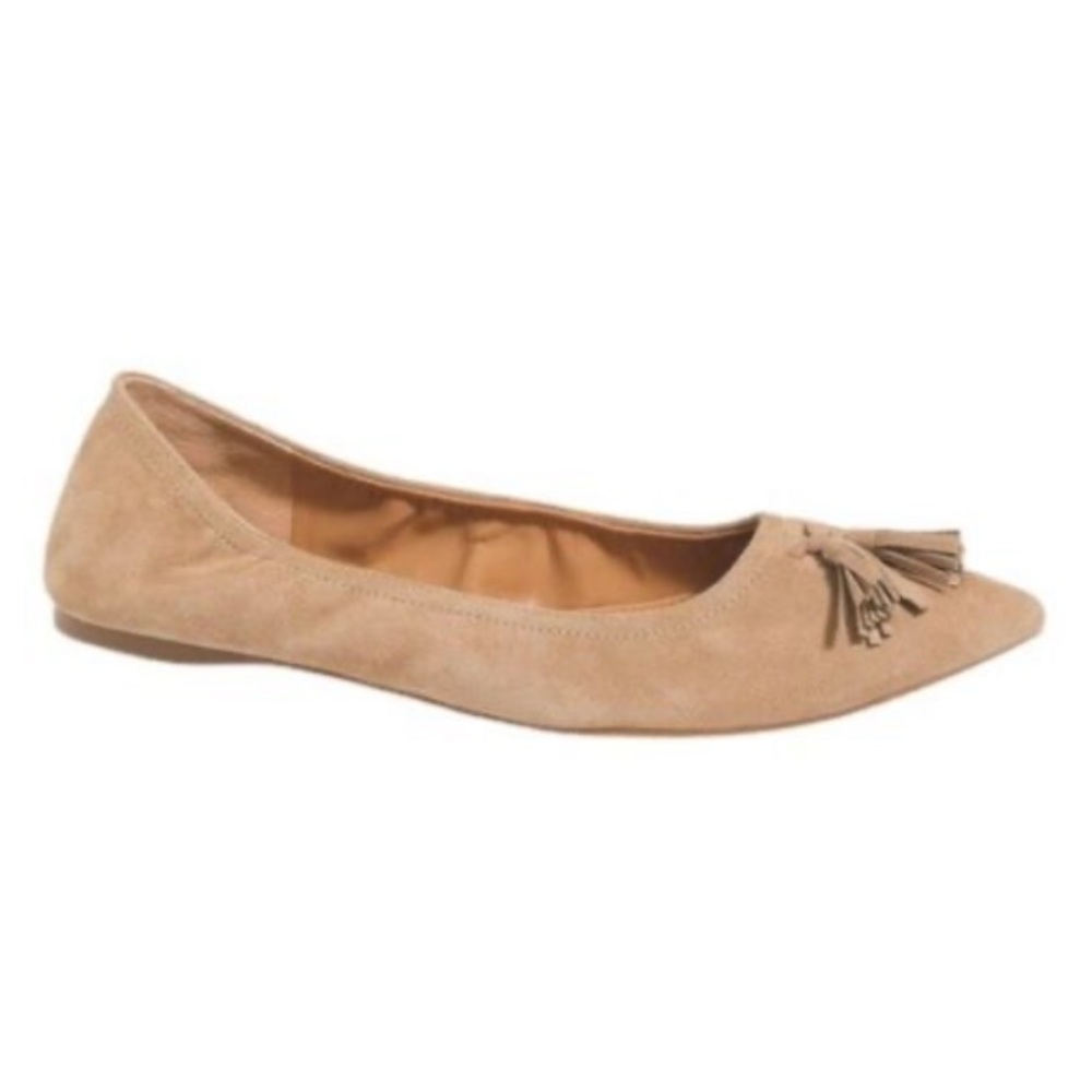 J Crew Lottie Ballet Flats with Tassel